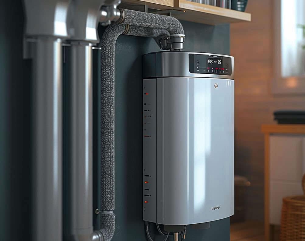 Ballon thermodynamique installé dans une habitation