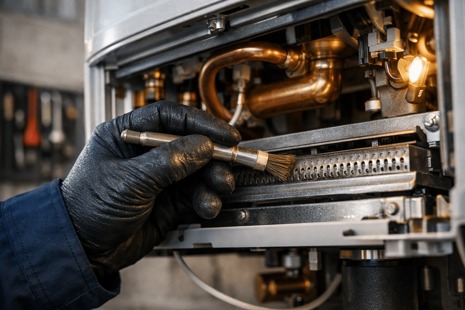 Entretien des composants internes d’une chaudière gaz