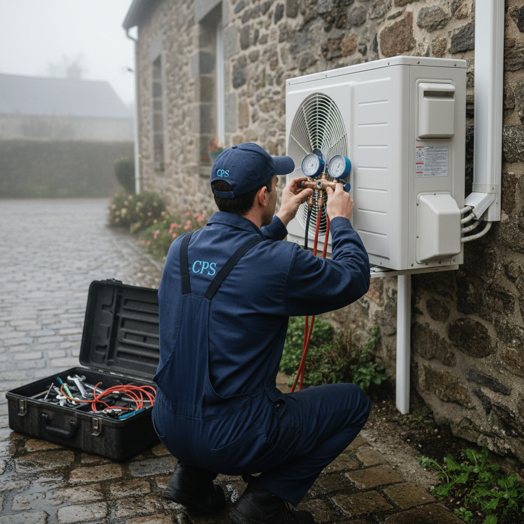 Entretien d’une unité extérieure de pompe à chaleur