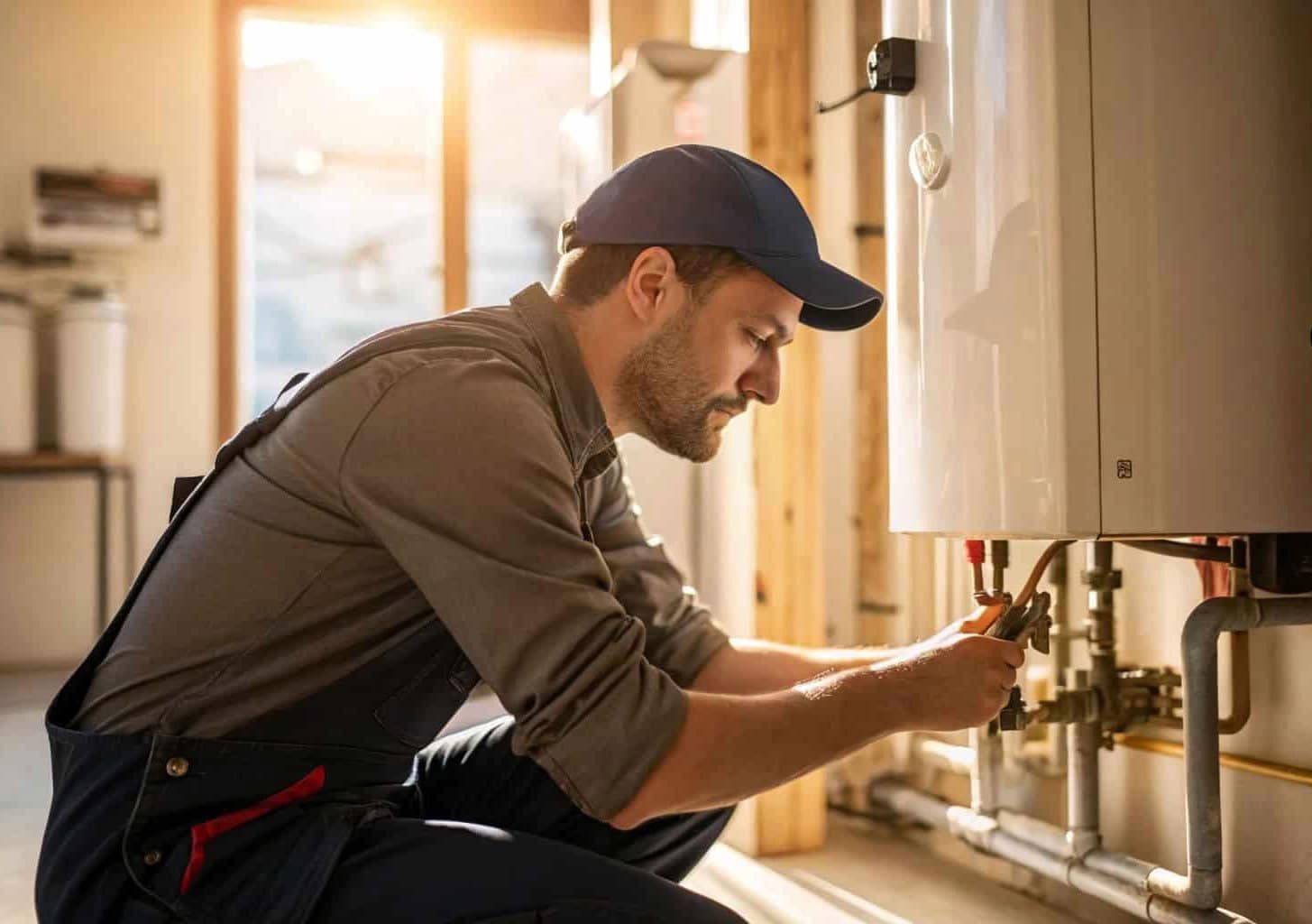 Entretien d’une chaudière murale par un professionnel